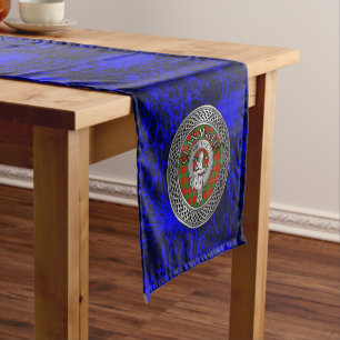 Clan MacFie Wappen & Tartan Knoten Kurzer Tischläufer