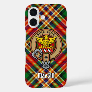 Clan MacGill Crest sur Tartan coque iphone