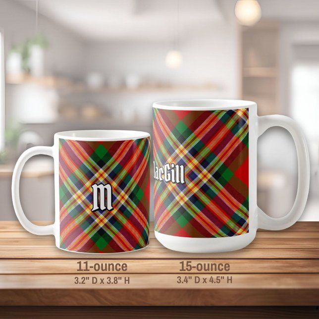 Clan MacGill Tartan Coffee Tasse (Von Creator hochgeladen)