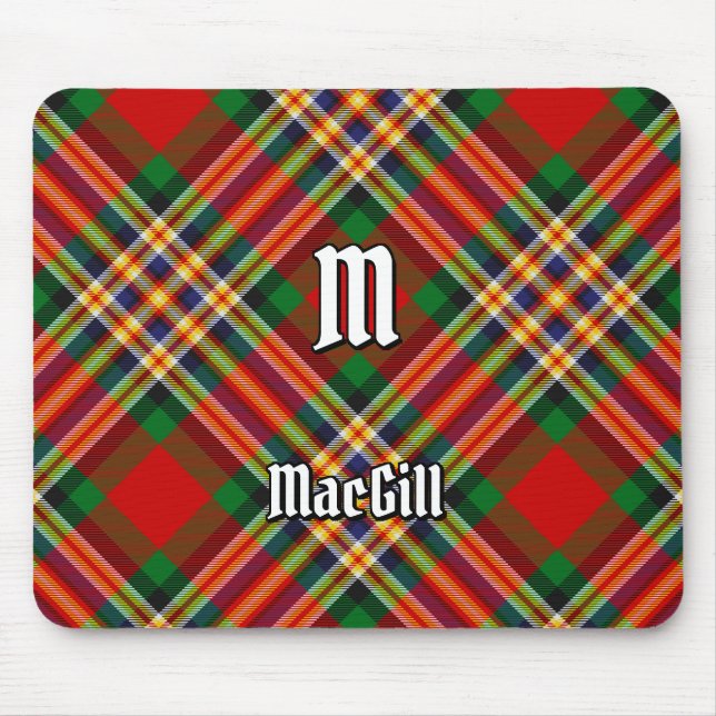Clan MacGill Tartan Mouse Pad Mousepad (Vorne)