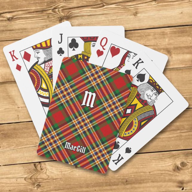 Clan MacGill Tartan Spielkarten (Von Creator hochgeladen)