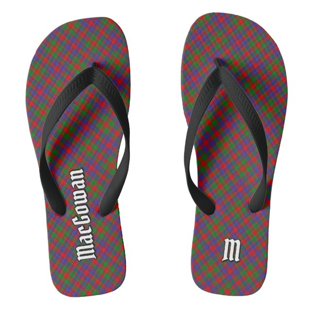 Clan MacGowan Tartan Flip Flops (Fußbett)