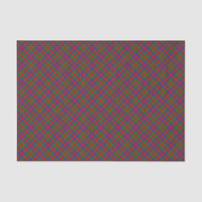 Clan MacGowan Tartan Seidenpapier (Vorderseite)