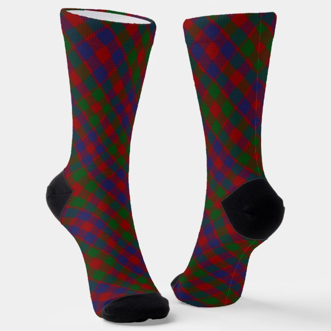 Clan MacGowan Tartan Socken (Gewinkelt)