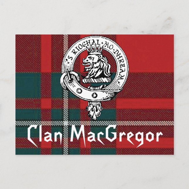 Clan MacGregor Postcards Postkarte (Vorderseite)