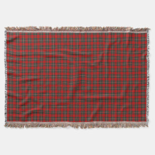 Clan MacGregor Rot und Forest GreenTartan Decke
