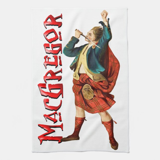 Clan MacGregor Scottish Dream Küchentuch (Vertikal)