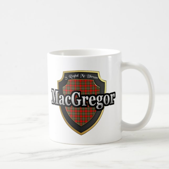 Clan MacGregor Scottish Dynasty Tartan Mugs Cups (Droite)