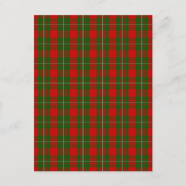 Clan MacGregor Tartan Postkarte (Vorderseite)