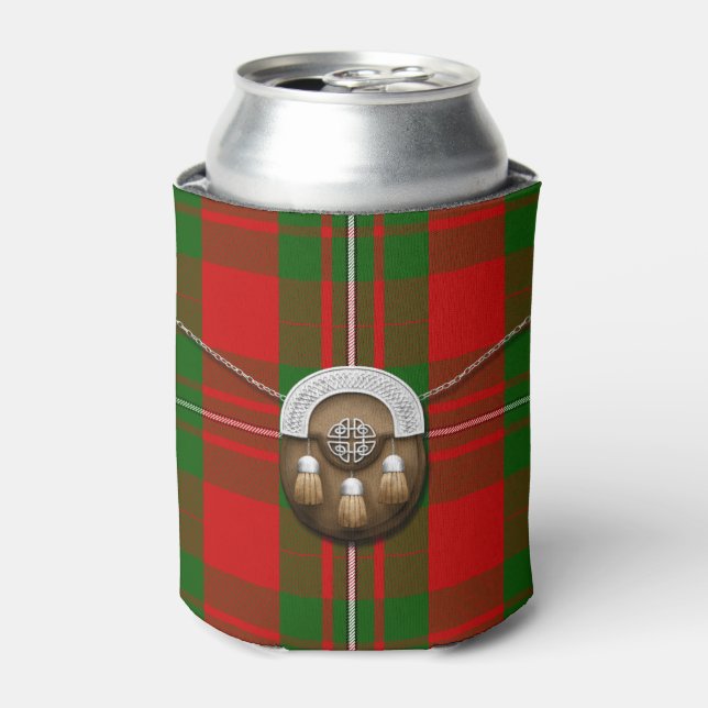 Clan MacGregor Tartan und Sporran Dosenkühler (Kanne Vorderseite)