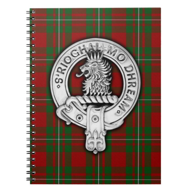 Clan MacGregor Wappen & Tartan Notizblock (Vorderseite)