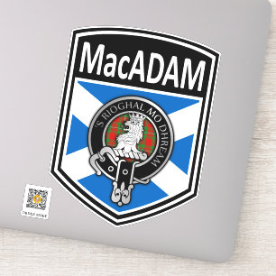 Clan MacGregor Wappen & Tartan Salreifen - MacAdam Aufkleber