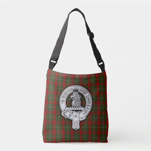 Clan MacGregor Wappen & Tartan Tragetaschen Mit Langen Trägern (Vorderseite)