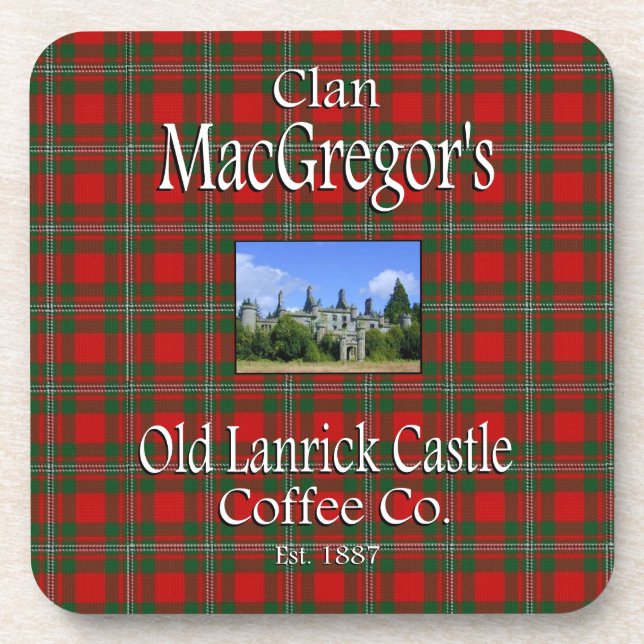 Clan MacGregor's Old Lanrick Castle Coffee Co. Untersetzer (Vorderseite)