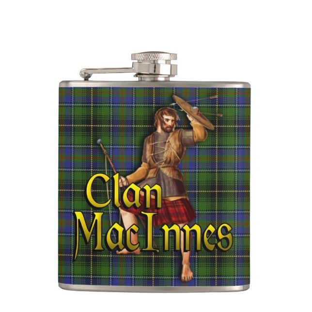 Clan MacInnes Old Scotland Flask Flachmann (Vorderseite)