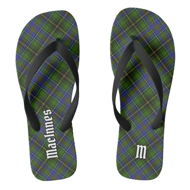 Clan MacInnes Tartan Flip Flops (Fußbett)