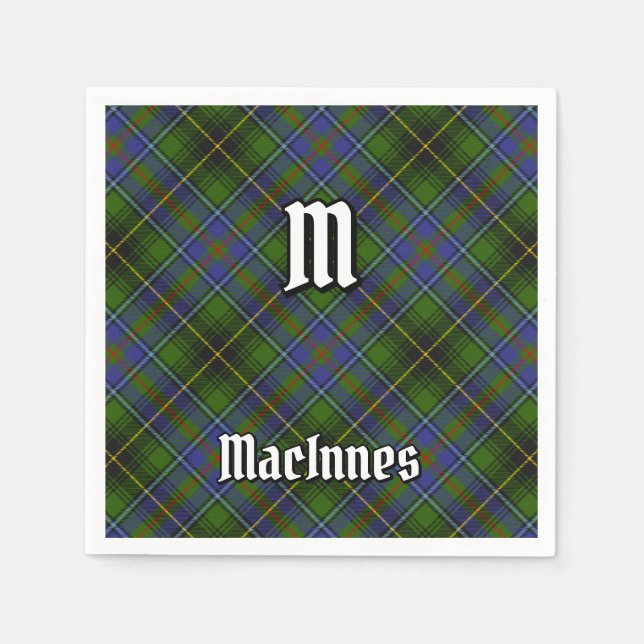 Clan MacInnes Tartan Serviette (Vorderseite)