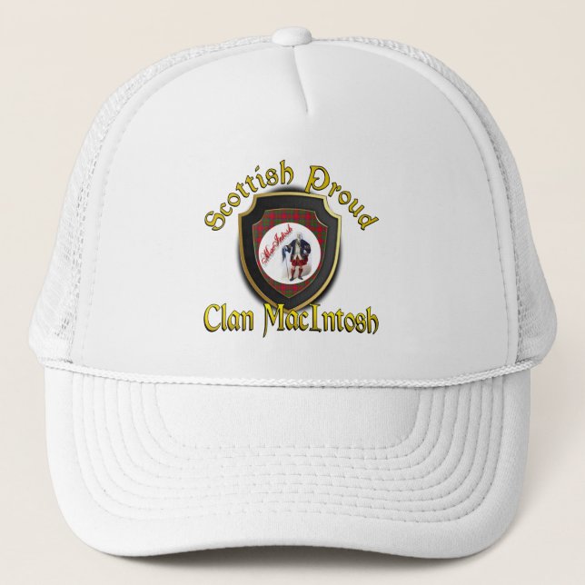 Clan MacIntosh Scottish Dynsty Cap Truckerkappe (Vorderseite)