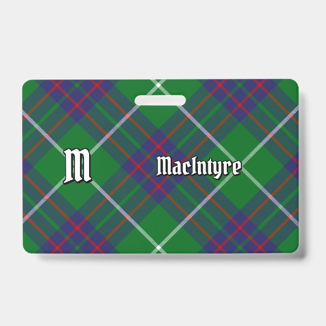 Clan MacIntyre Chasse Badge Tartan (Front)