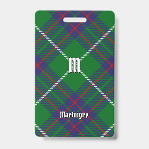 Clan MacIntyre Chasse Badge Tartan