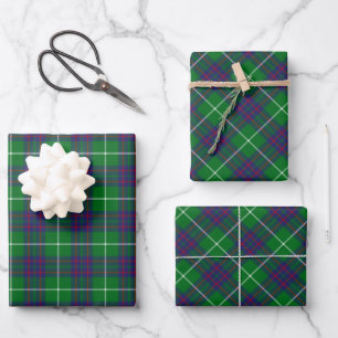 Clan MacIntyre Hunting Tartan Geschenkpapier Set