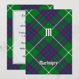 Clan MacIntyre Jagd Tartan Einladung