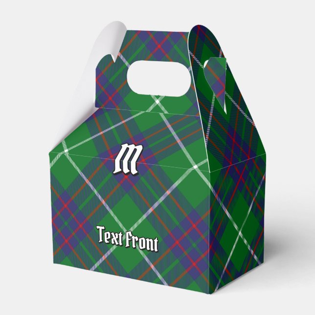 Clan MacIntyre Jagd Tartan Favor Box Geschenkschachtel (Vorderseite)