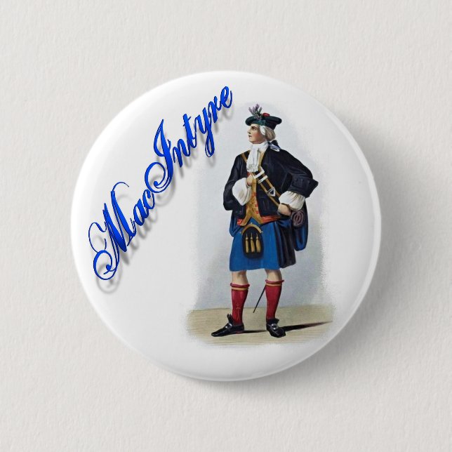 Clan MacIntyre Scottish Dream Button (Vorderseite)