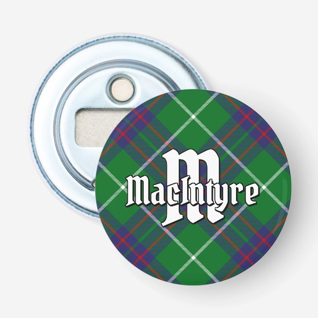 Clan MacIntyre Tartan Flaschenöffner (Vorderseite)