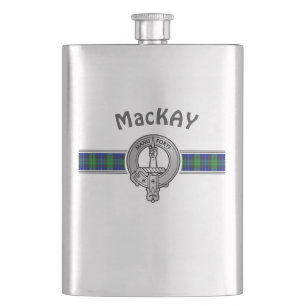 Clan MacKay (Bearbeiten) Wappen & Tartan Flachmann