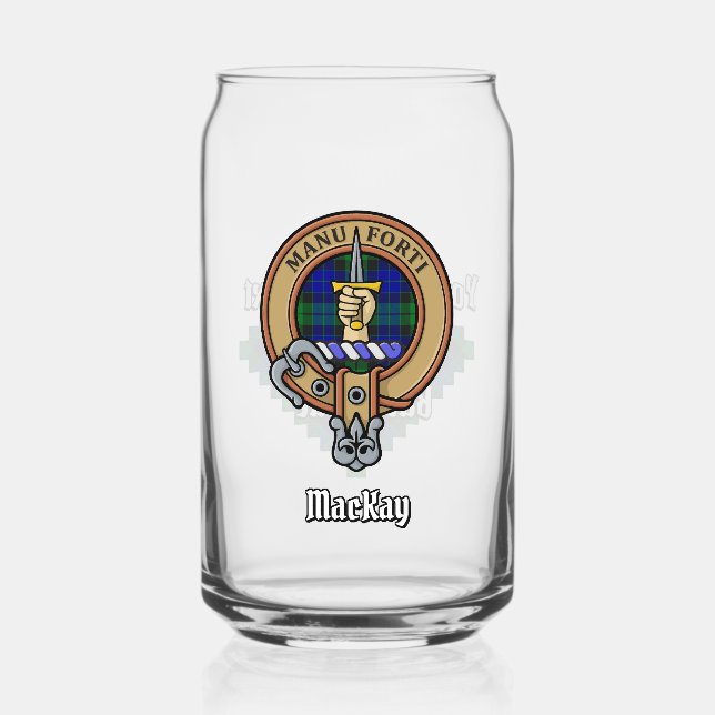 Clan MacKay Crest sur Tartan (Recto)