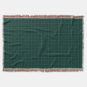Clan MacKay grüner und blauer schottischer Tartan Decke