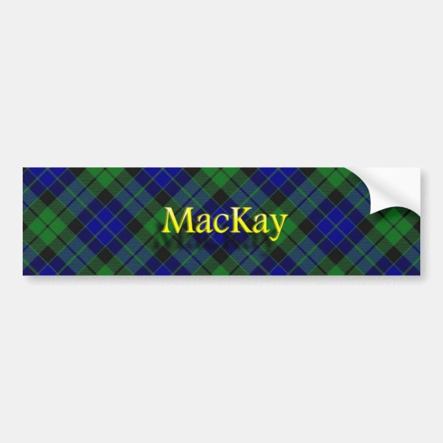 Clan MacKay Scottish Autoaufkleber (Vorne)
