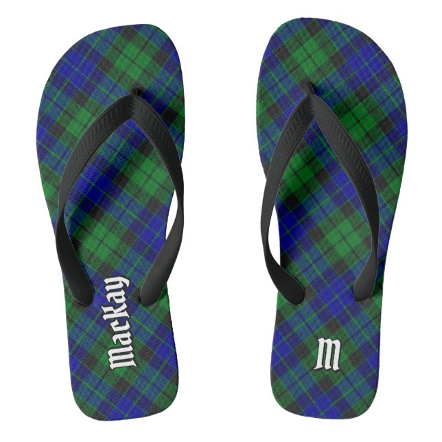 Clan MacKay Tartan Flip Flops (Fußbett)