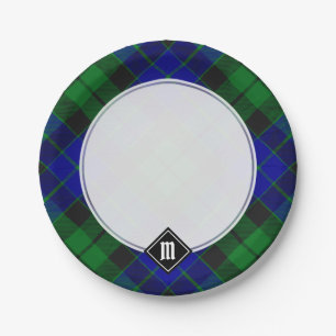 Clan MacKay Tartan Pappteller