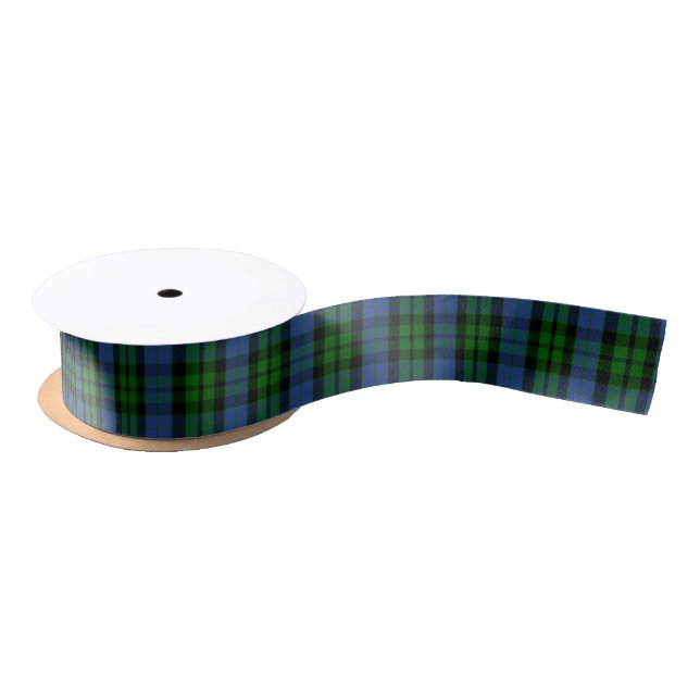 Clan MacKay Tartan Satinband (Spule)