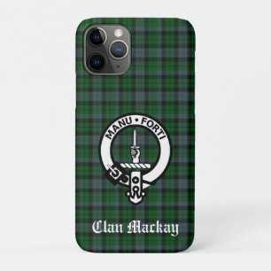 Clan Mackay Tartan und Wappen Abzeichen Case-Mate iPhone Hülle