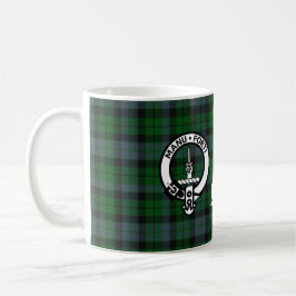 Clan Mackay Wappen Abzeichen & Tartan individuell  Kaffeetasse