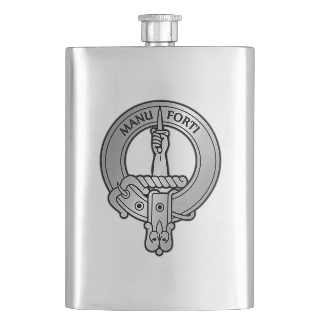 Clan MacKay Wappen Flachmann (Vorderseite)