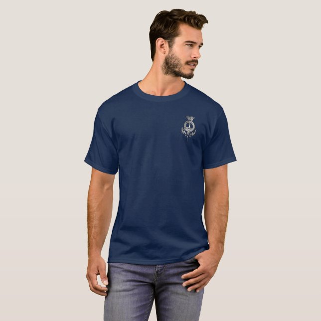 Clan MacKay Wappen Thistle T-Shirt (Vorne ganz)