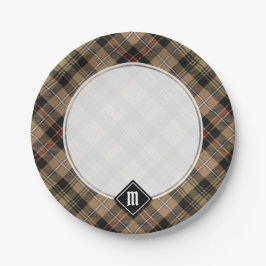 Clan MacKenzie Brown Jagd Tartan Paper Tellers Pappteller