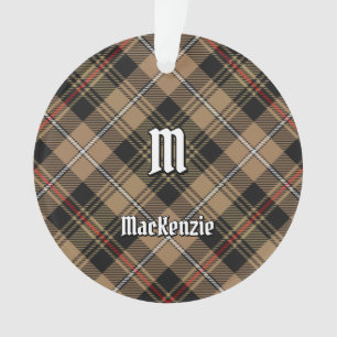 Clan MacKenzie Chasse Ornement Tartan Brown