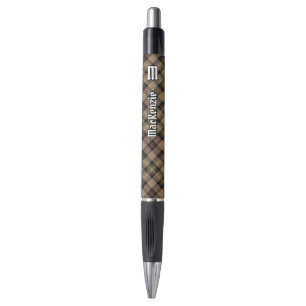 Clan MacKenzie Chasse Stylo Tartan Brown