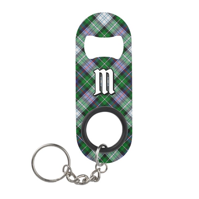 Clan MacKenzie Dress Tartan Schlüsselanhänger Flas Mini Flaschenöffner (Vorderseite)