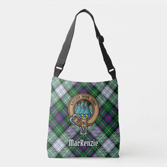 Clan MacKenzie Dress Tartan Tragetaschen Mit Langen Trägern (Vorderseite)