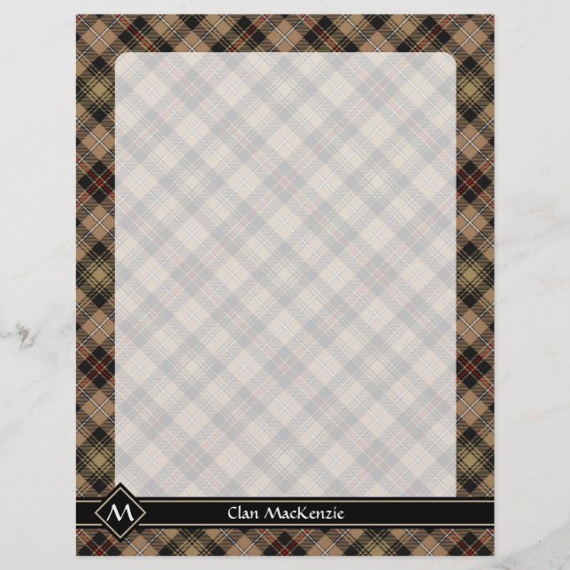 Clan MacKenzie Hunting Brown Tartan Flyer (Vorne)