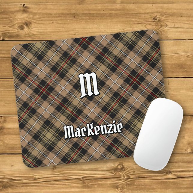 Clan MacKenzie Hunting Brown Tartan Mouse Pad Mousepad (Von Creator hochgeladen)