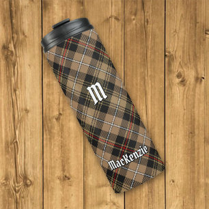 Clan MacKenzie Hunting Brown Tartan Thermosbecher
