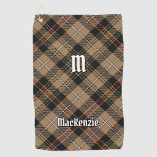 Clan MacKenzie Jagd Brown Tartan Golf Handtuch