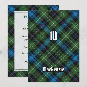 Clan MacKenzie Tartan-Einladung Einladung